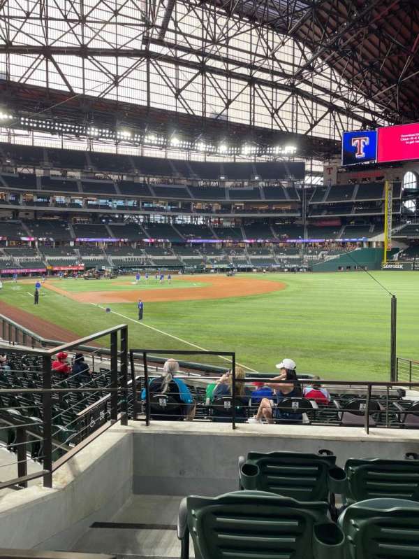 Globe Life Field, section: 25, row: 12, seat: 4