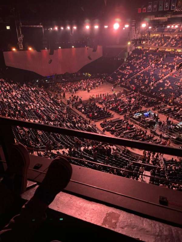 Bridgestone Arena, section: 330, row: A, seat: 5