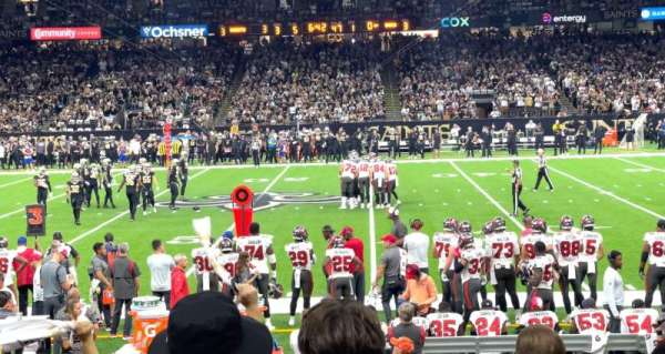 Caesars Superdome, section: 114, row: 12, seat: 3