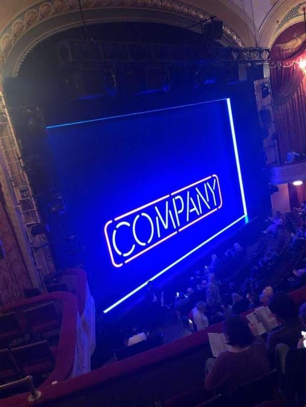 Bernard B. Jacobs Theatre, section: Mezzanine L, row: D, seat: 27