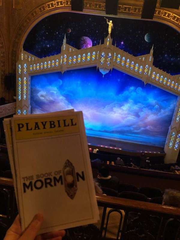 Eugene O'Neill Theatre, section: Mezzanine C, row: E, seat: 2