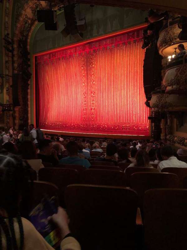 New Amsterdam Theatre, section: Orchestra R, row: R, seat: 26