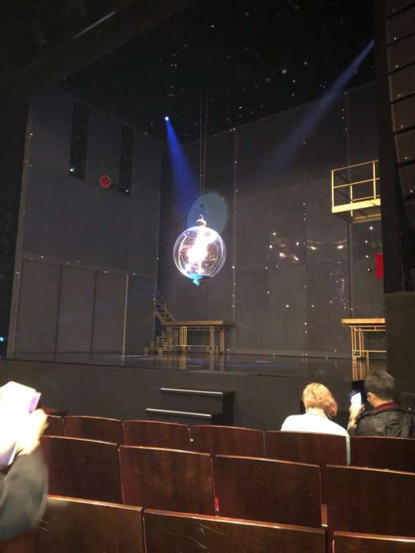 Marquis Theatre, section: Orchestra R, row: F, seat: 12