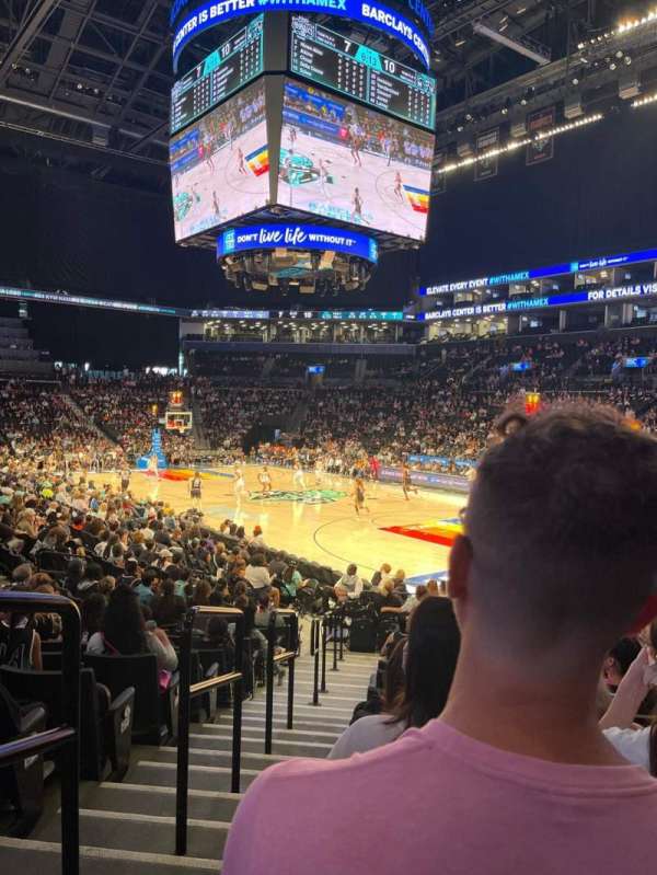 Barclays Center, section: 19, row: 13, seat: 17