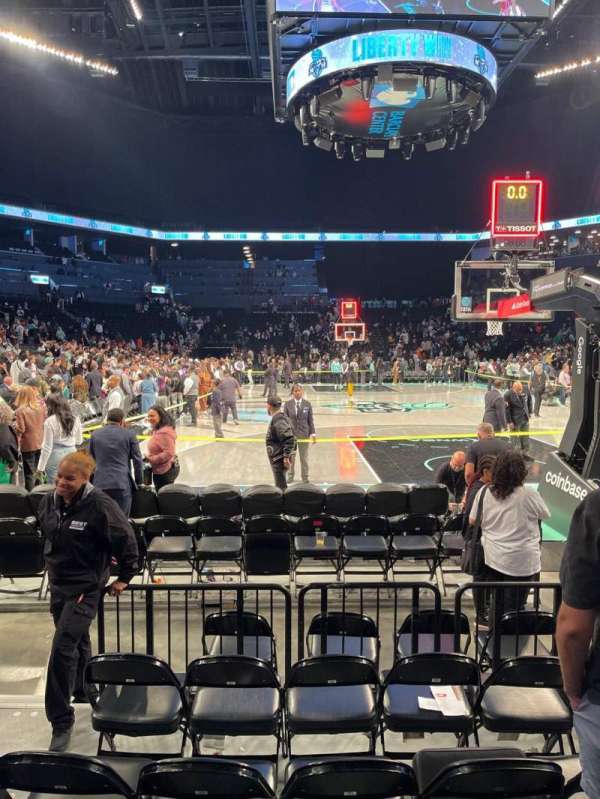 Barclays Center, section: 16, row: 2, seat: 9