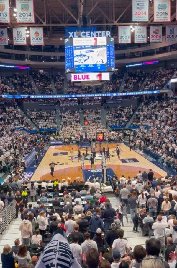 PeoplesBank Arena, section: 110, row: S, seat: 5