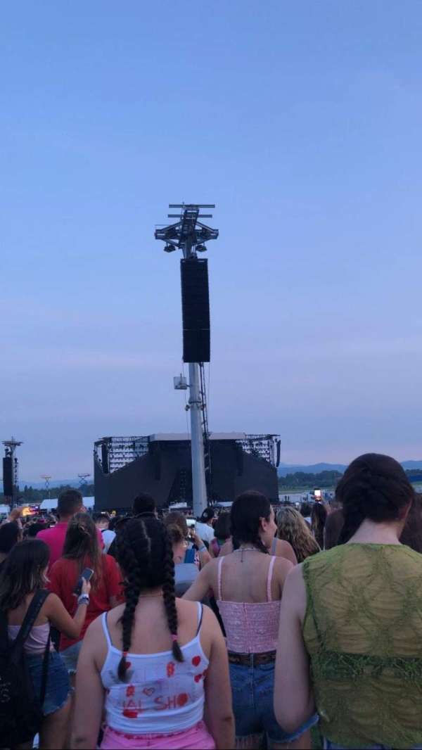 RCF arena, section: blue zone, row: the front of the zone