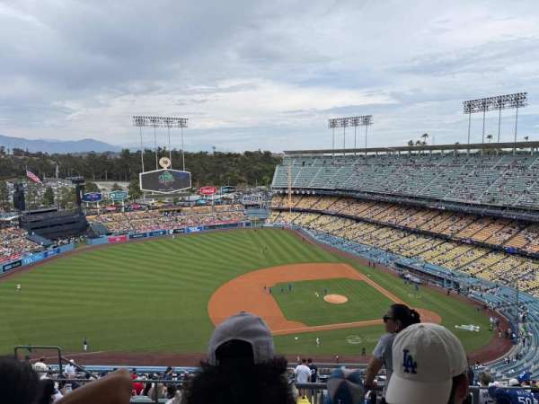 Dodger Stadium, section: 11TD, row: O, seat: 5