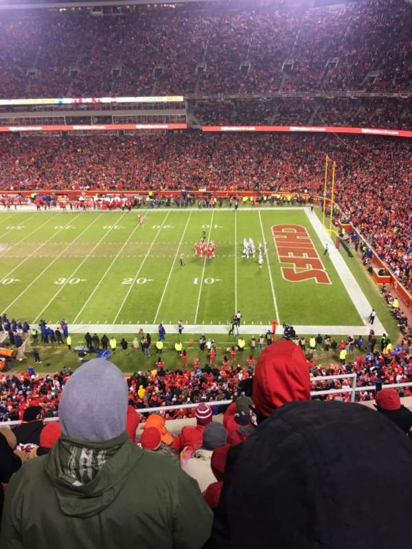 Arrowhead Stadium, section: 344, row: 7, seat: 3