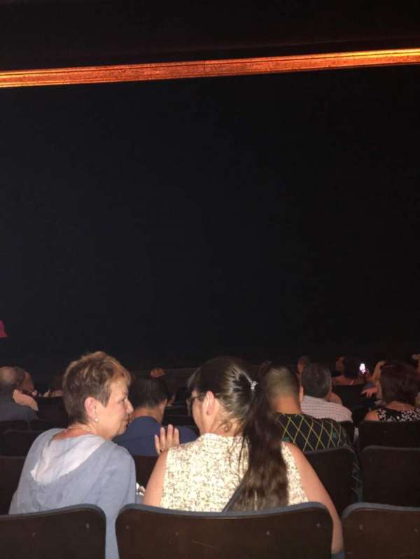 Ambassador Theatre, section: Orchestra C, row: G, seat: 107