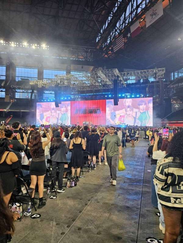Globe Life Field, section: Floor Q, row: 19, seat: 1