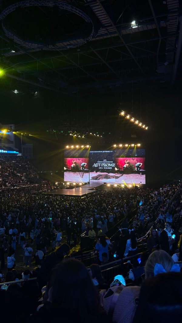 The O2, London, section: 108, row: V, seat: 257