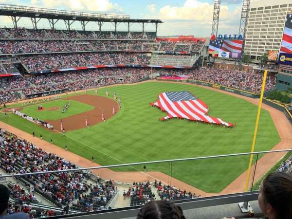 Truist Park, section: 412, row: 3, seat: 11