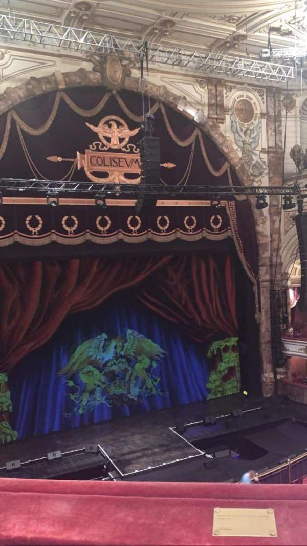 London Coliseum, section: Upper Circle, row: B, seat: 41