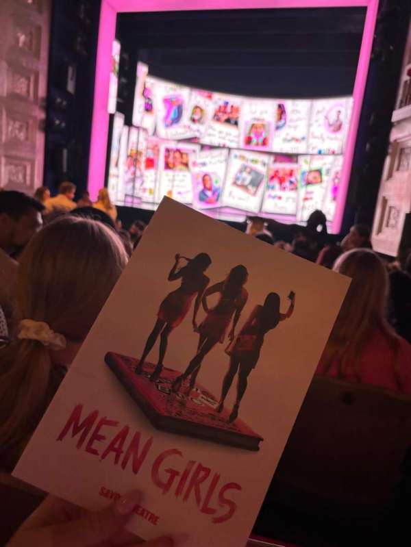 Savoy Theatre, section: Stalls, row: M, seat: 6