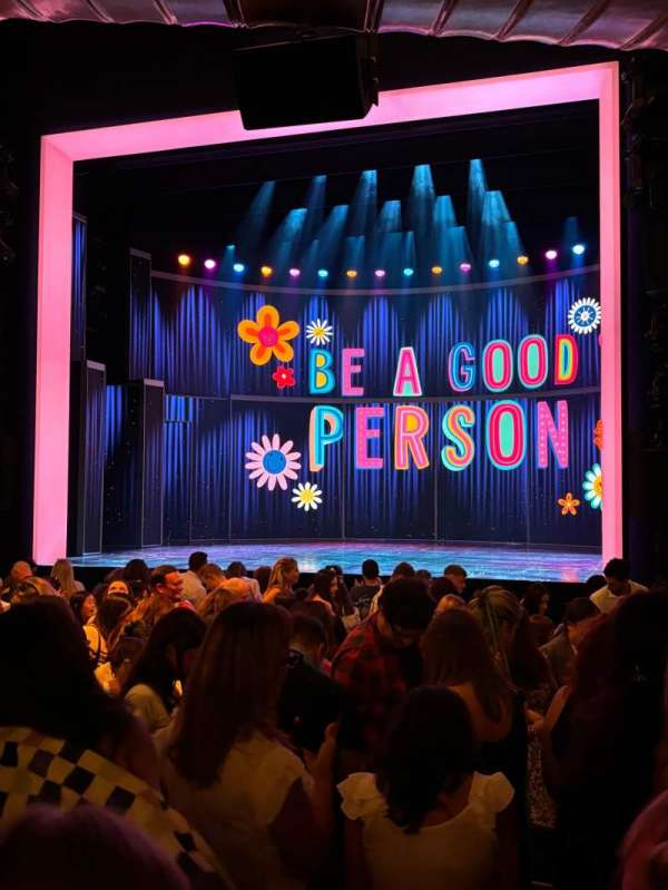 Savoy Theatre, section: Stalls, row: M, seat: 6