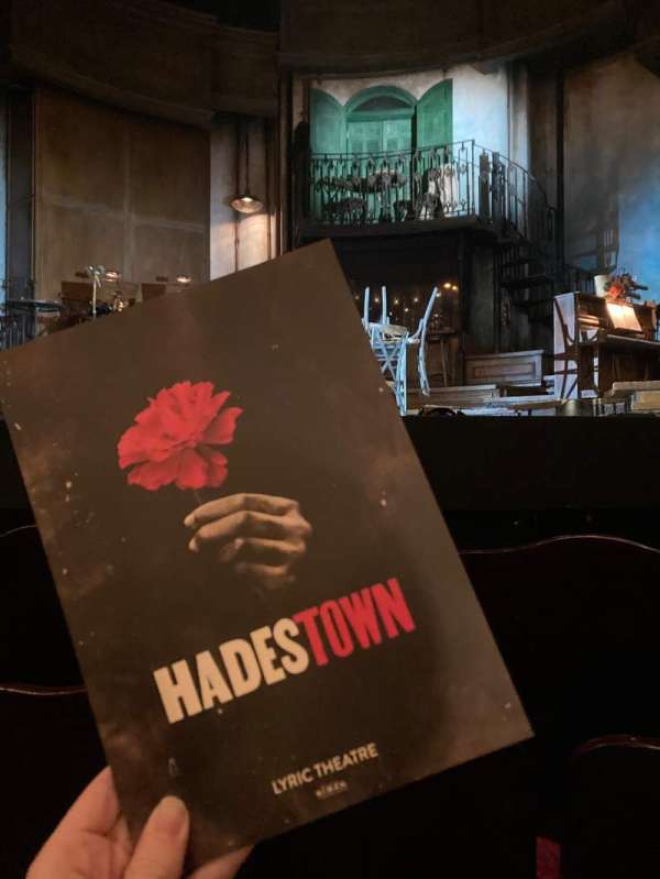 Lyric Theatre, West End, section: Stalls, row: D, seat: 7