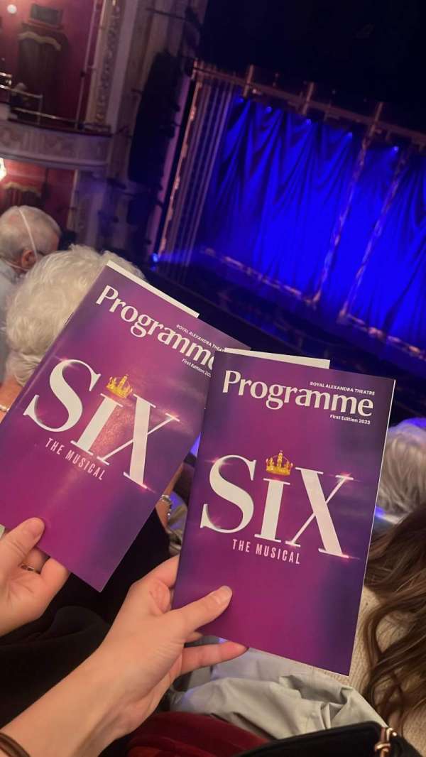 Royal Alexandra Theatre, section: Dress Circle R, row: E, seat: 8