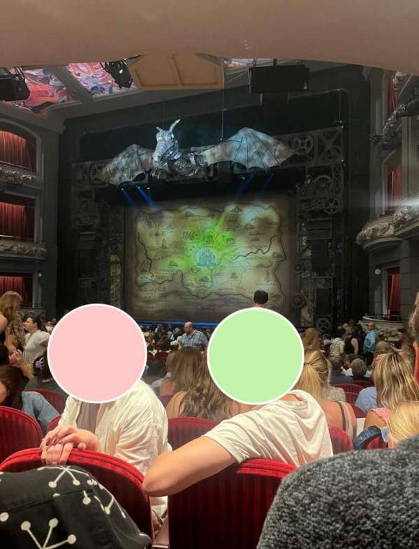 Princess of Wales Theatre, section: Orchestra R, row: O, seat: 9