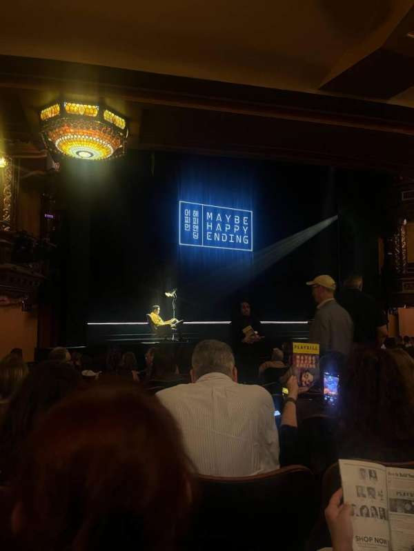 Belasco Theatre, section: Orchestra L, row: O, seat: 9