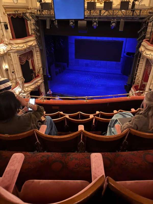 Noël Coward Theatre, section: Grand Circle, row: E, seat: 8