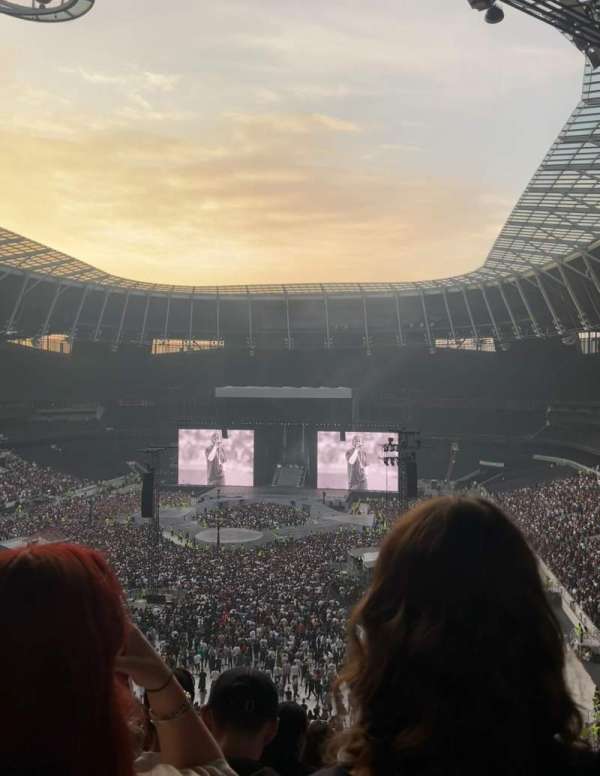 Tottenham Hotspur Stadium, section: 323, row: 53, seat: 160