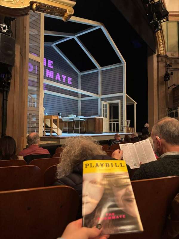 Booth Theatre, section: Orchestra L, row: E, seat: 15