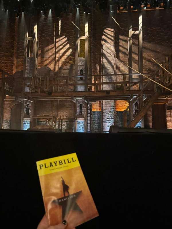 Richard Rodgers Theatre, section: Orchestra C, row: CC, seat: 104