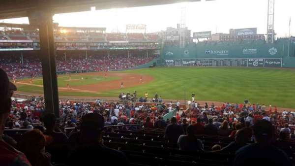 Fenway Park, section: grandstand 10, row: 11, seat: 7