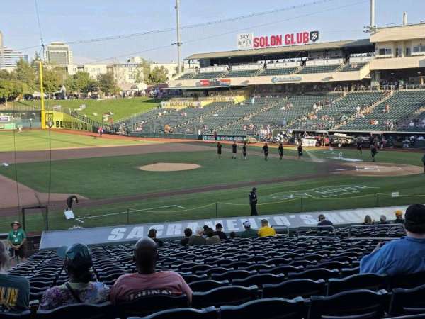 Sutter Health Park, section: 119, row: 27, seat: 12