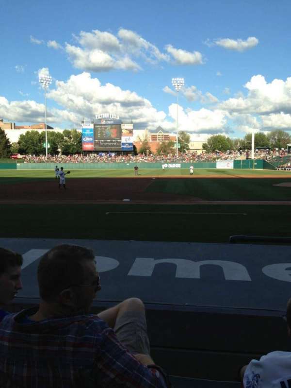 Victory field, section: 108, row: G, seat: 14