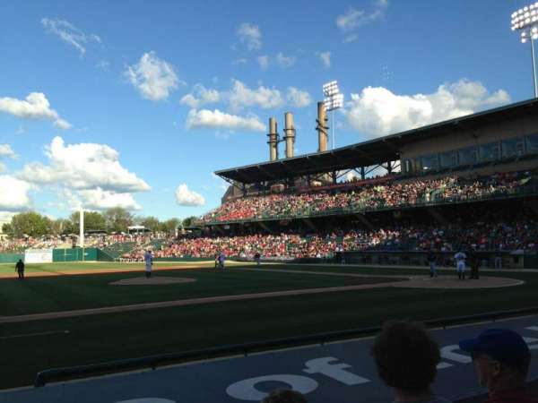 Victory Field, section: 108, row: G, seat: 14