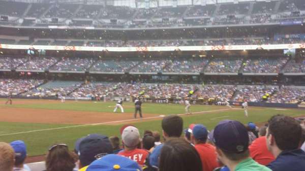 American Family Field, section: 126, row: 7, seat: 13