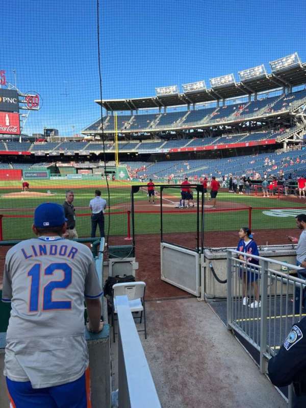 Nationals Park, section: 118, row: F, seat: 5