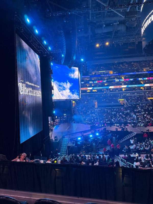 Crypto.com Arena, section: PR16, row: 1, seat: 2