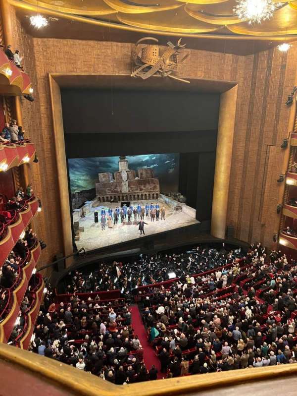 Metropolitan Opera House - Lincoln Center, section: Balcony L, row: A, seat: 17