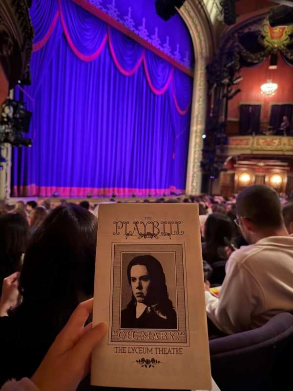 Lyceum Theatre, Broadway, section: Orchestra L, row: L, seat: 17