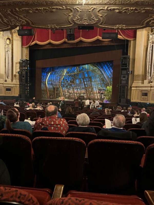 Citizens Bank Opera House, section: Orchestra RC, row: Q, seat: 10