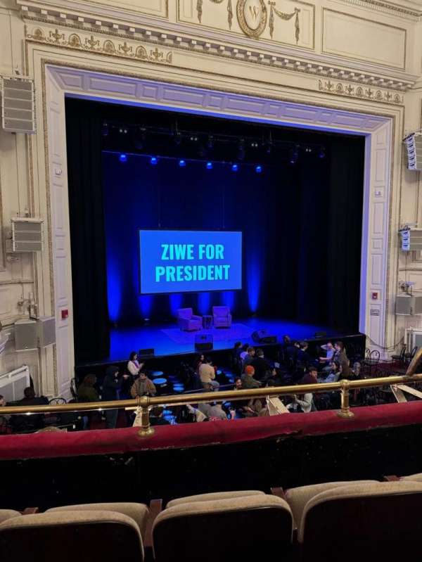 Wilbur Theatre, section: Mezzanine L, row: C, seat: 7