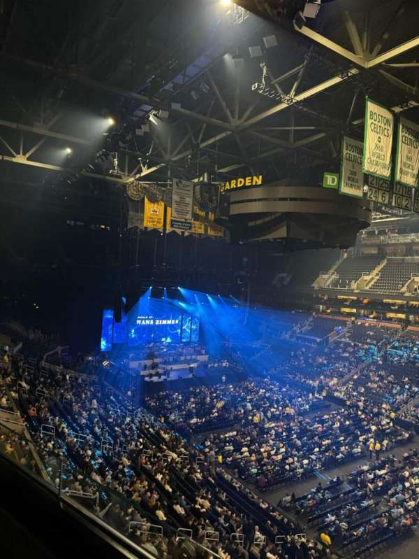 TD Garden, section: 313, row: 2, seat: 5