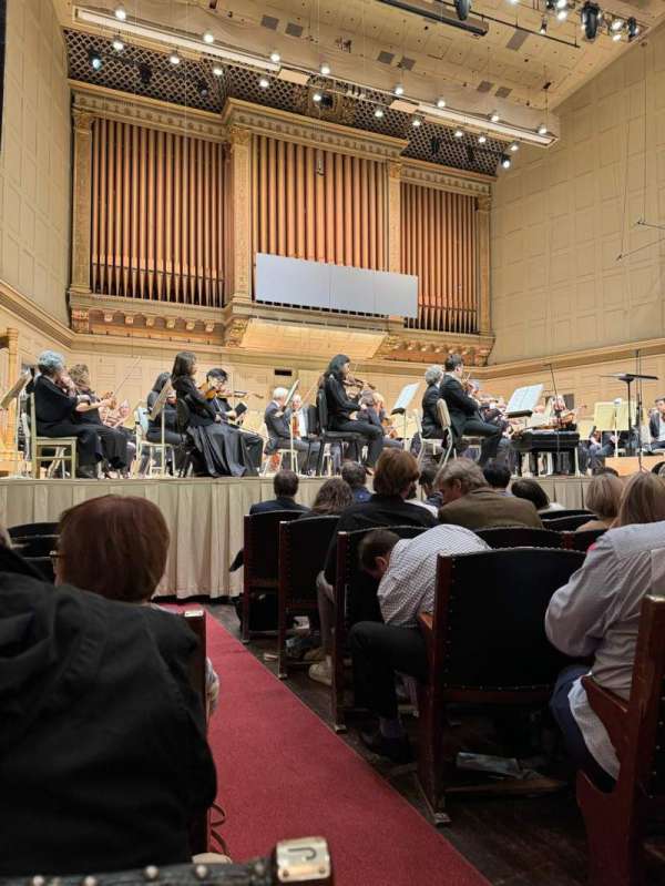 Symphony Hall, Boston, section: Orchestra, row: K, seat: 28