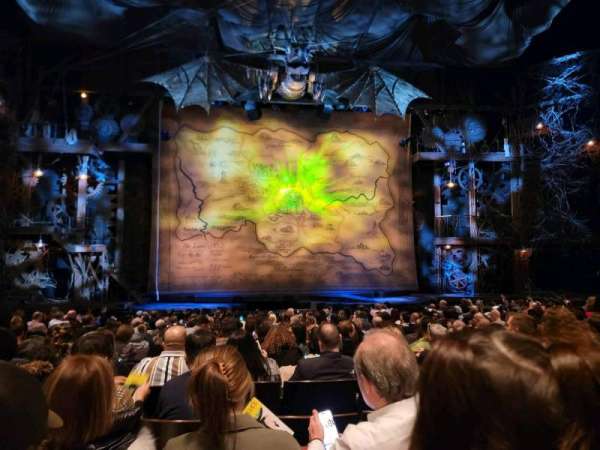 Gershwin Theatre, section: Orchestra C, row: M, seat: 104