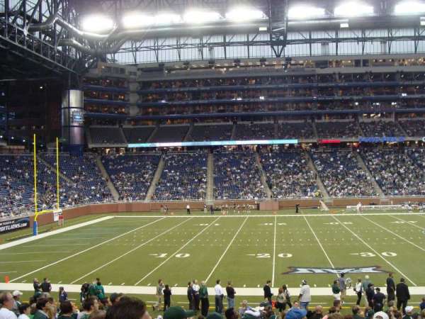 Ford Field, section: 125, row: 23