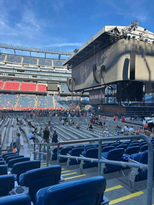 Gillette Stadium, section: 130, row: 9, seat: 2
