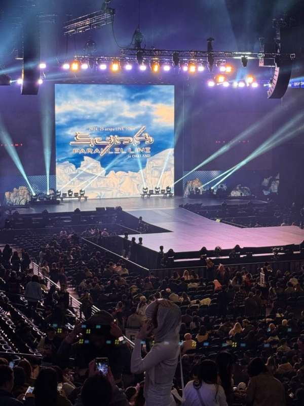 Oakland Arena, section: 110, row: 25, seat: 1