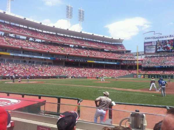 Great American Ball Park, section: 131, row: H, seat: 14