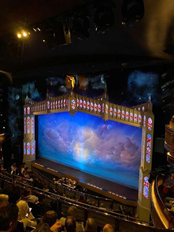 Prince of Wales Theatre, section: Circle, row: F, seat: 5