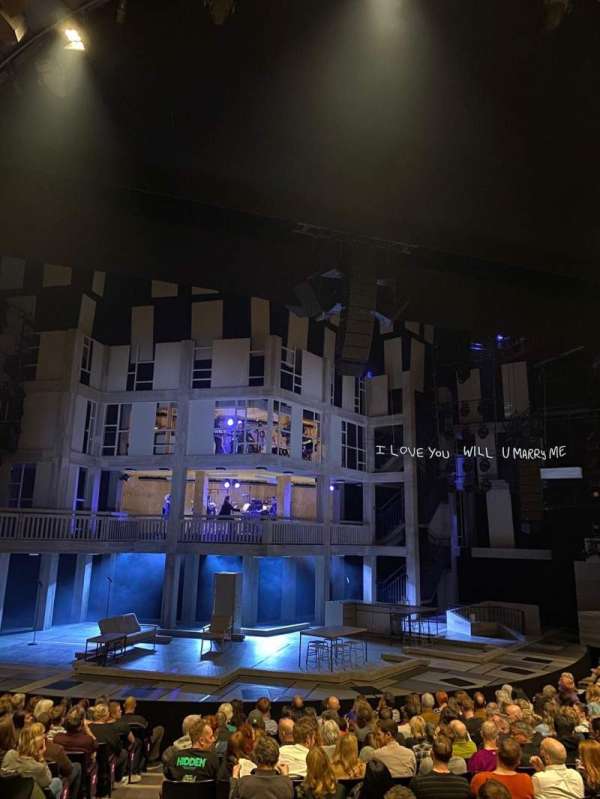 Gillian Lynne Theatre, section: Stalls, row: N, seat: 53