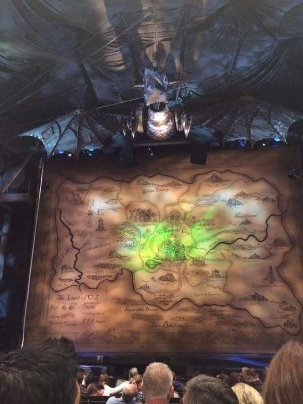 Gershwin Theatre, section: Orchestra C, row: G, seat: 111