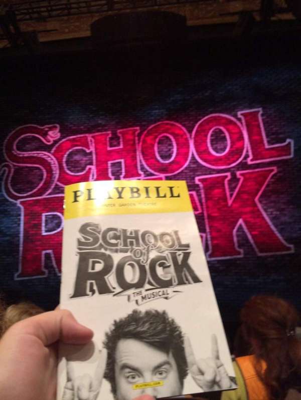 Winter Garden Theatre, section: Orchestra C, row: F, seat: 105